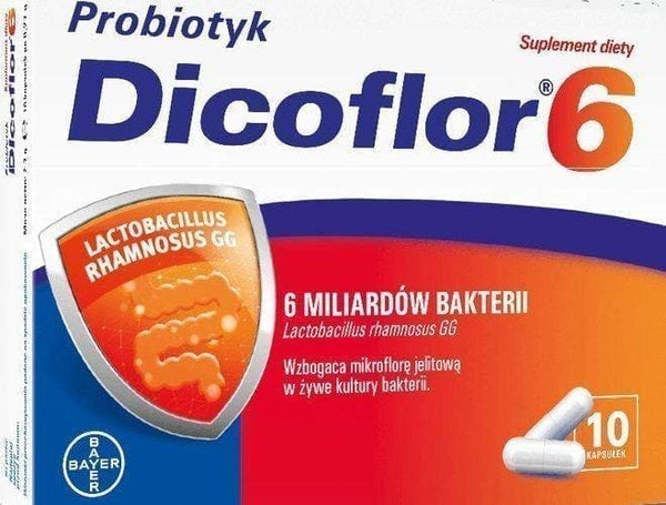 DICOFLOR 6 x 10 capsules Lactobacillus rhamnosus GG UK