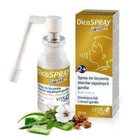 DicoSpray junior 20ml, throat infection UK