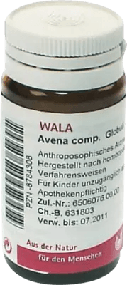 Difficulty falling asleep, neurasthenic, hypersensitivity, restless, AVENA COMP.Globuli UK