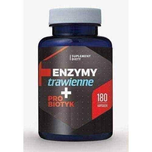 Digestive Enzymes Probiotics + x 180 capsules UK