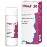 Dimicet DIMET 20 solution 100 ml Strong against head lice UK