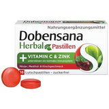 DOBENSANA Herbal Cherry Flavored Vit.C & Zinc Pastiles UK