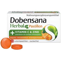 DOBENSANA Herbal Honey Blend Vit.C & Zinc Pastiles UK