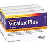 docosahexaenoic acid (DHA) VITALUX Plus 10 mg Lutein Quarterly Pack.