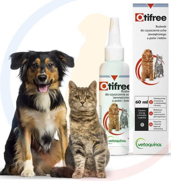 Dog ear cleaning solution, Otifree ear cleansing solution, How do you clean a cat's ears? UK