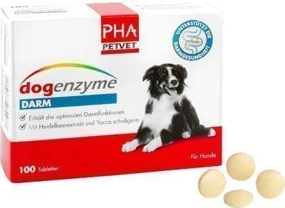 DOG ENZYMES intestinal gastro-resistant film tablets vet. 100 pc UK