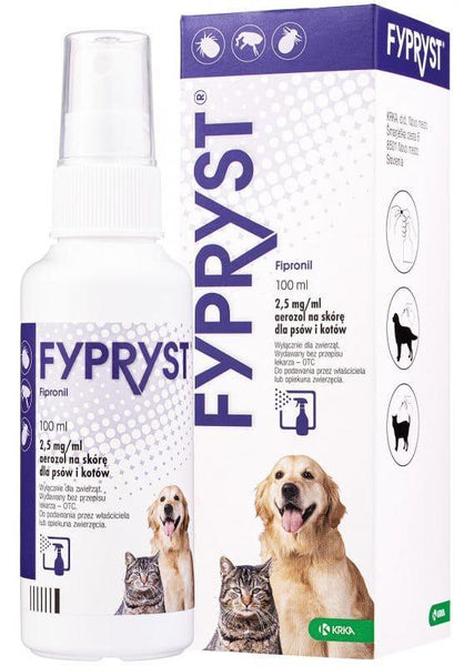 Dog fleas and lice, best lice treatment for cats, Fyprist spray UK