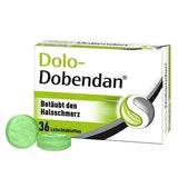 DOLO-DOBENDAN sore throat cure lozenges UK