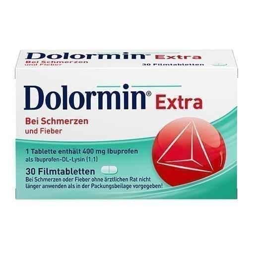 DOLORMIN extra film-coated tablets 30 pc for pain and fever UK