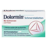 DOLORMIN film-coated tablets 20 pc headache phase in migraines UK