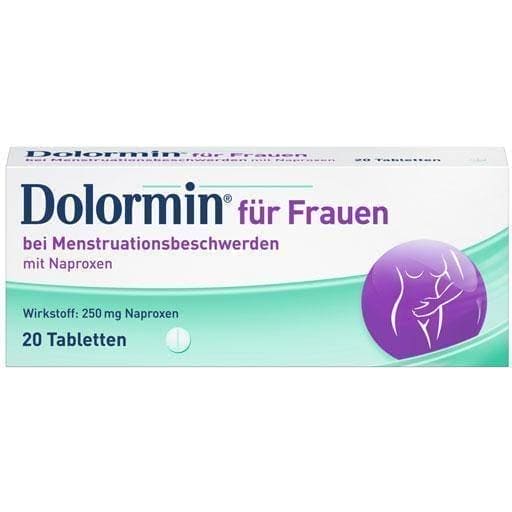 DOLORMIN for women tablets 20 pc Painful discomfort during menstruation UK