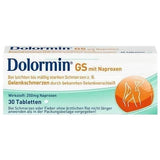 DOLORMIN GS with naproxen, pain arthrosis (joint wear and tear) UK