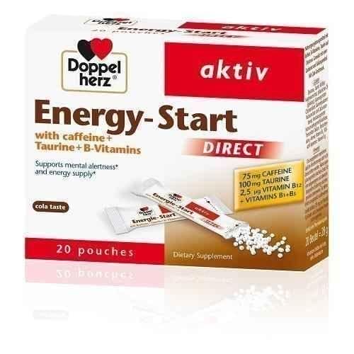 DOPPELHERZ ACTIV ENERGY START DIRECT 20 sachets UK