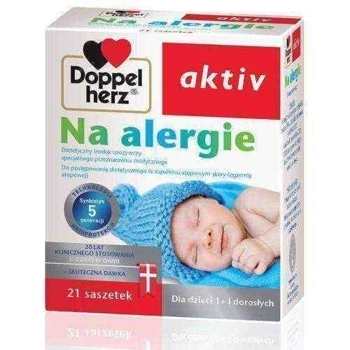 Doppelherz Aktiv allergies x 21 sachets, allergy medicine for kids UK