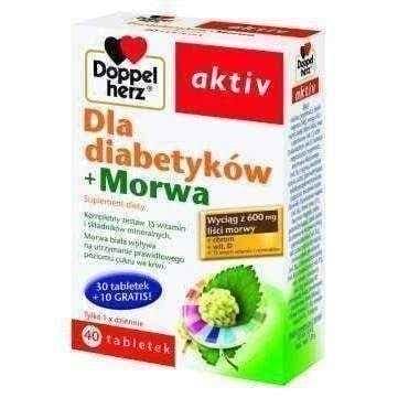 Doppelherz Aktiv For Diabetics + Mulberry x 30 tablets UK