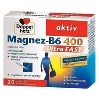 Doppelherz Aktiv Magnesium B6-400 Ultra Fast x 20 sachets UK