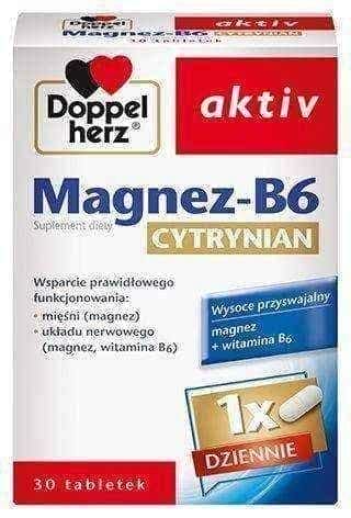 Doppelherz Aktiv Magnesium B6 Citrate x 30 tablets UK
