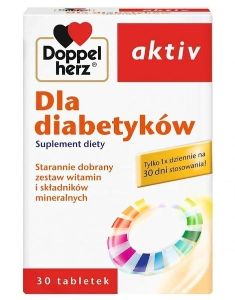 Doppelherz Aktiv minerals for diabetics x 30 capsules, minerals for diabetes UK