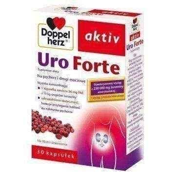 Doppelherz AKTIV Uro Forte x 30 capsules, urinary tract infection treatment UK