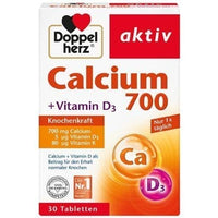 DOPPELHERZ Calcium 700, Vitamin D3, vitamin K UK