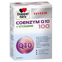 DOPPELHERZ coenzyme q10 100 mg benefits + vitamins UK