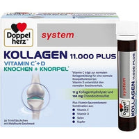 DOPPELHERZ Collagen 11,000 Plus system ampoules UK