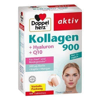 DOPPELHERZ collagen 900 tablets 100 pc hyaluronic acid, biotin, coenzyme Q10 UK