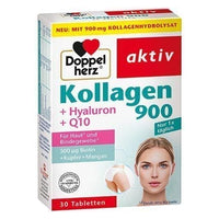 DOPPELHERZ collagen 900 tablets 30 pc hyaluronic acid, biotin UK