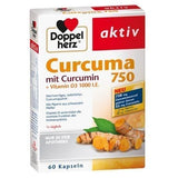 DOPPELHERZ Curcuma 750 capsules UK