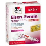 DOPPELHERZ Eisen-Femin, Iron and folic acid, Vitamin B6 and B12 UK