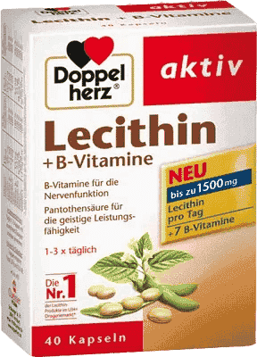 DOPPELHERZ lecithin + B vitamins capsules UK