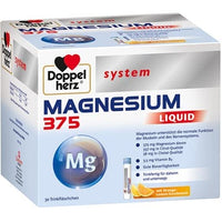 Doppelherz, Magnesium 375 Liquid system drinking ampoules UK