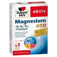 DOPPELHERZ Magnesium 400 mg tablets 30 pc UK