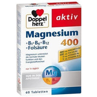 DOPPELHERZ Magnesium 400 mg tablets 60 pc UK