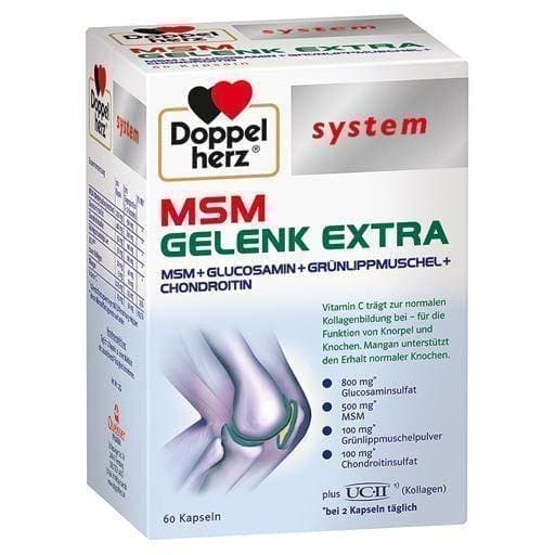 DOPPELHERZ MSM joint extra system capsules 60 pcs UK