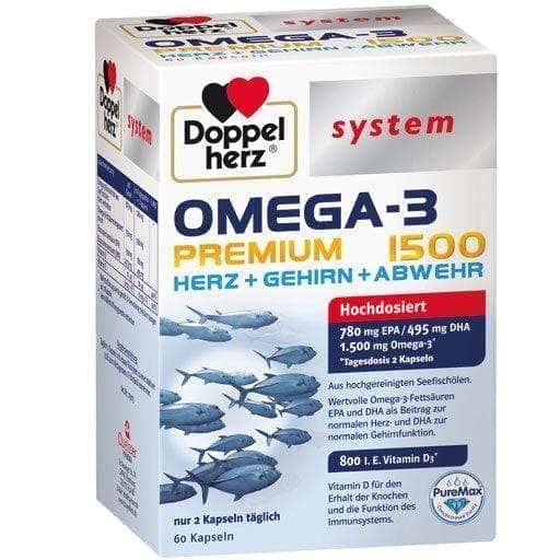 DOPPELHERZ Omega-3 Premium 1500 UK