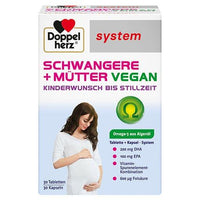 DOPPELHERZ pregnant women + mothers vegan combi pack UK