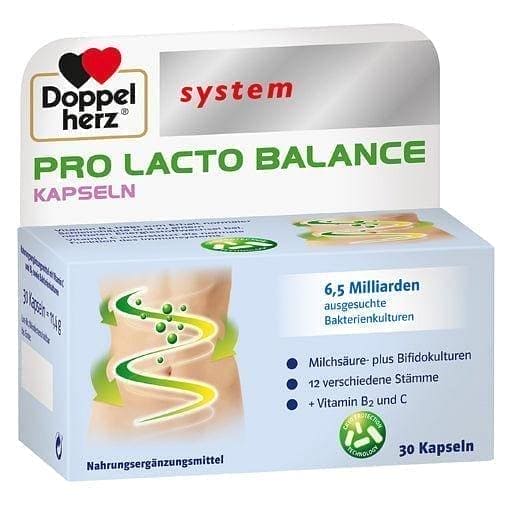 Doppelherz Pro, lactic acid, Bifidobacterium, Vitamin B2 UK
