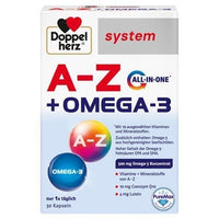 Doppelherz system AZ + Omega-3 ALL-IN-ONE capsules UK