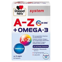 Doppelherz system AZ + Omega-3 ALL-IN-ONE capsules UK