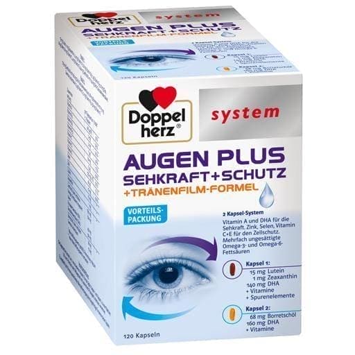 DOPPELHERZ system eyes plus vision + protection 120 pcs UK