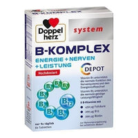 DOPPELHERZ vitamin b complex, omega 3 UK