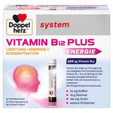 Doppelherz, vitamin B12, B1, pantothenic acid, caffeine, choline, plus energy, drinking ampoules UK