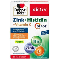 DOPPELHERZ zinc , histidine, vitamin C UK