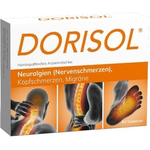 DORISOL nerve pain, lower back pain, neck pain, migraine UK