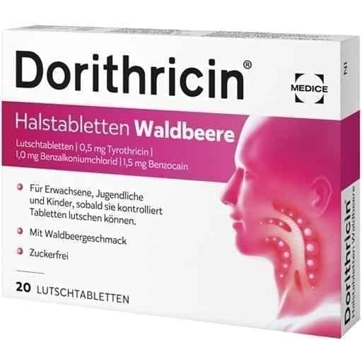 DORITHRICIN throat tablets wild berries 20 pc UK