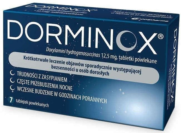 Dorminox, doxylamine succinate, insomnia UK