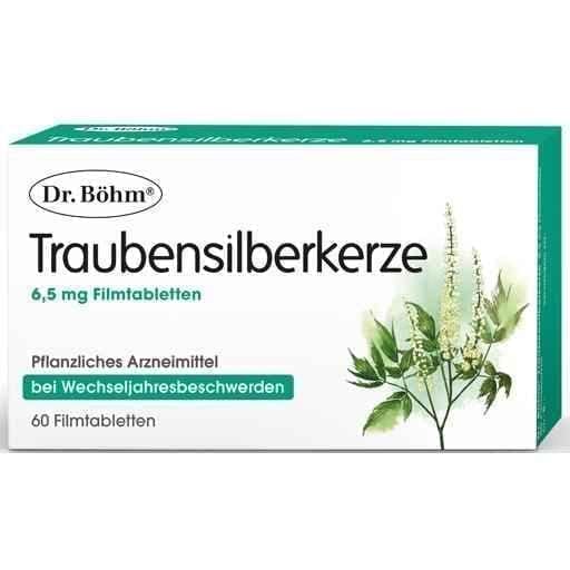 DR. BÖHM black cohosh 6.5 mg film-coated tablets 60 pcs UK