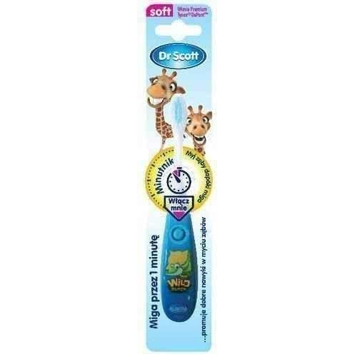 Dr. Scott brush with timer for children over 3 years old x 1 piece UK