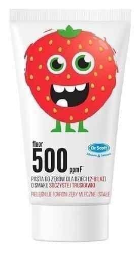 Dr. Scott children's toothpaste strawberry 40ml UK